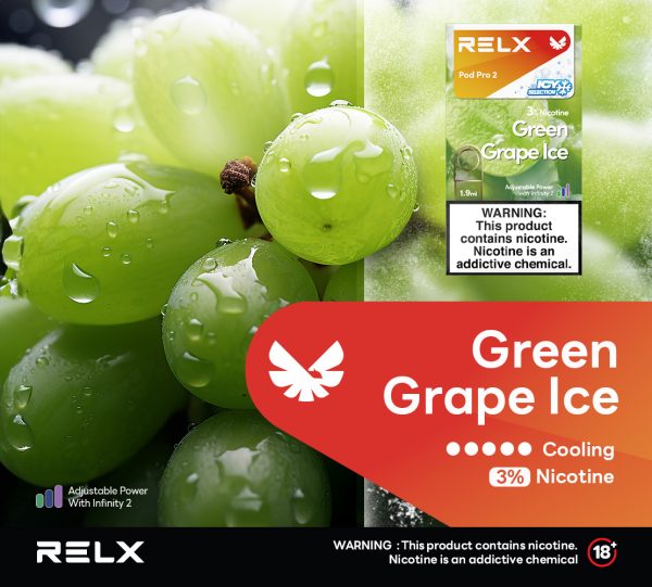 RELX Pod Green Grape Ice