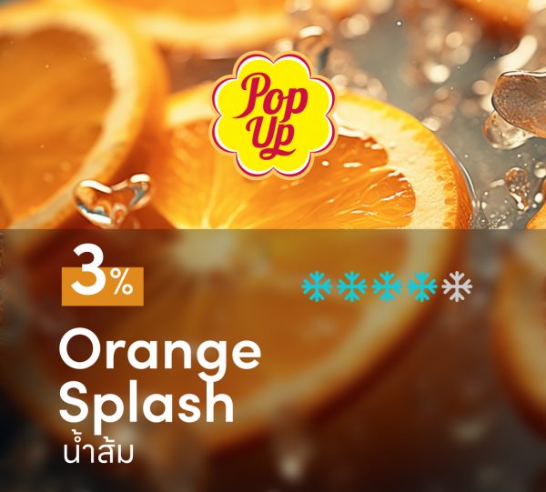 Pop up Orange Splash